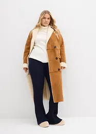 Strikket bukse i myk viskosemiks, bonprix