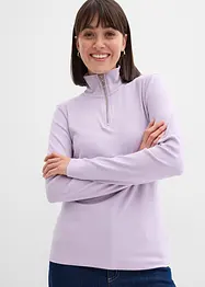 Ribbestrikket topp i myk viskosemiks, bonprix