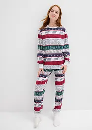 Pyjamas med myk, økologisk bomull (2-delt sett), bonprix