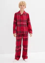 Pyjamas i myk bomullsflanell (2-delt sett), bonprix