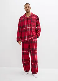Flanellpyjamas i myk bomull, leveres med gavepose, bonprix