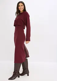 Strikket kjolesett  (2-delt sett), bonprix