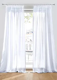 Gardin i batist med fin struktur (1-pack), bonprix