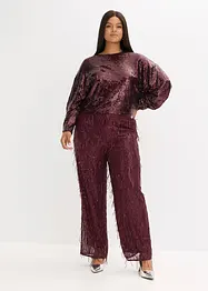 Langermet paljettopp, bonprix