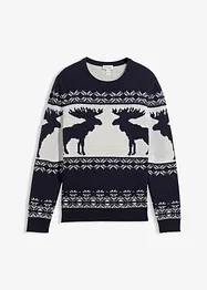 Genser med koftemønster, bonprix