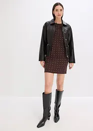 Jerseykjole med strassapplikasjon, bonprix