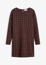 Jerseykjole med strassapplikasjon, bonprix