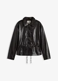 Jakke i imitert lakkskinn, bonprix