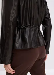 Jakke i imitert lakkskinn, bonprix