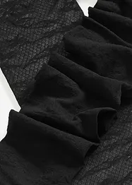 Tynn strømpebukse med blomstrete nettingmønster, bonprix