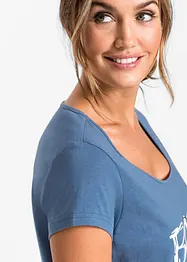 Kort nattkjole i 100% bomull, bonprix