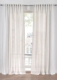 Gardin i strukturmateriale, fås også i ekstra lang (1-pack), bonprix