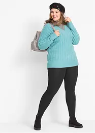 Leggings i bomullsmiks, bonprix