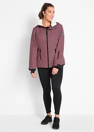 Outdoor-funksjonsjakke med teddyfleece, vanntett, bonprix