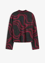 Behagelig, ribbestrikket topp, bonprix