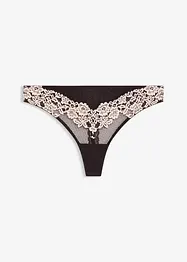 Stringtruse i tofarget blonde, bonprix