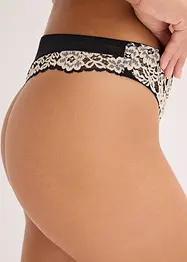 Stringtruse i tofarget blonde, bonprix