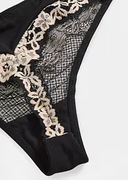 Stringtruse i tofarget blonde, bonprix