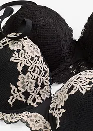 Balconette-BH i tofarget blondemateriale (2-pack), bonprix