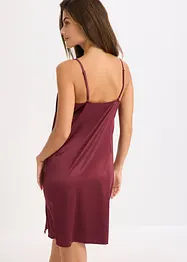 Neglisjé i sateng med nydelig broderi, bonprix