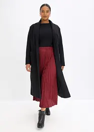 Krinklet satengskjørt, bonprix