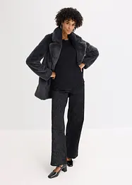 Topp i Punto di Roma-materiale med bølgekanter, bonprix