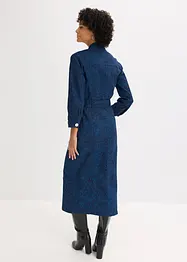 Twillkjole med belte (2-delt sett), bonprix