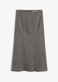 Breddesydd skjørt i tweedlook, bonprix
