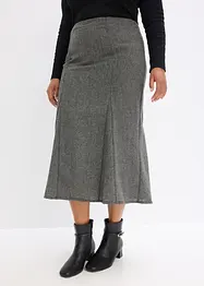 Breddesydd skjørt i tweedlook, bonprix