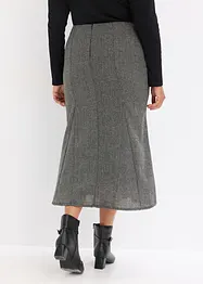 Breddesydd skjørt i tweedlook, bonprix