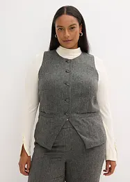 Vest i tweedlook, bonprix