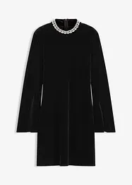 Minikjole i fin fløyel, bonprix