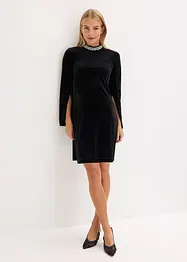 Minikjole i fin fløyel, bonprix