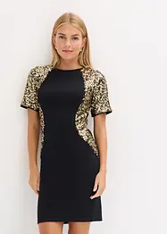 Minikjole med paljetter, bonprix