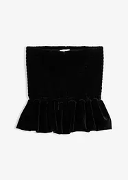 Bukseskjørt i myk fløyel, bonprix