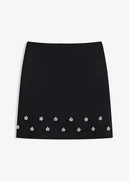 Miniskjørt i bomullsmiks, bonprix