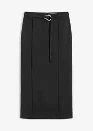 Midiskjørt av viskosemiks, bonprix