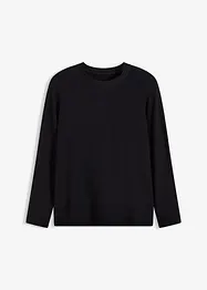 Varmende topp i lett materiale med lange ermer, bonprix