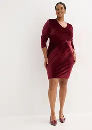 Minikjole i fløyel med fin glans, bonprix