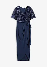 Maxikjole med paljettbroderi, bonprix