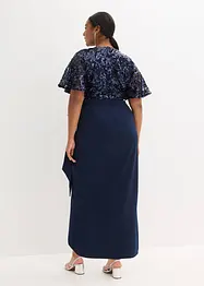 Maxikjole med paljettbroderi, bonprix