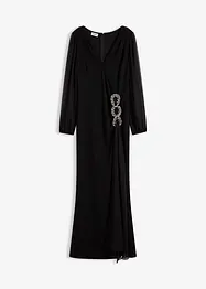 Maxikjole med strassapplikasjon, bonprix