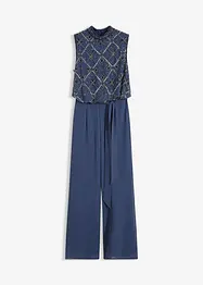 Jumpsuit med perlebroderi, bonprix