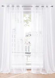 Gardin med resirkulert polyester og fin struktur (1 stk.), bonprix