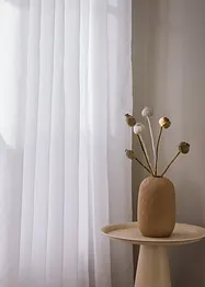 Gardin med resirkulert polyester og fin struktur (1 stk.), bonprix