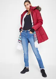 Lang funksjonsjakke, vattert og vannavvisende, bonprix