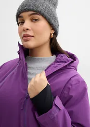 Vanntett funksjonsanorakk med fleecefôr, bonprix