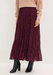 Chiffonskjørt i chrash look, bonprix