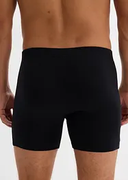 Boksershorts med bomull i ettersittende modell med lange ben (5-pack), bonprix