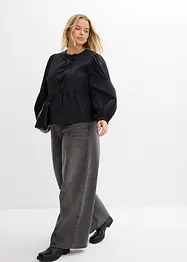 Bluse med sløyfedetaljer, bonprix